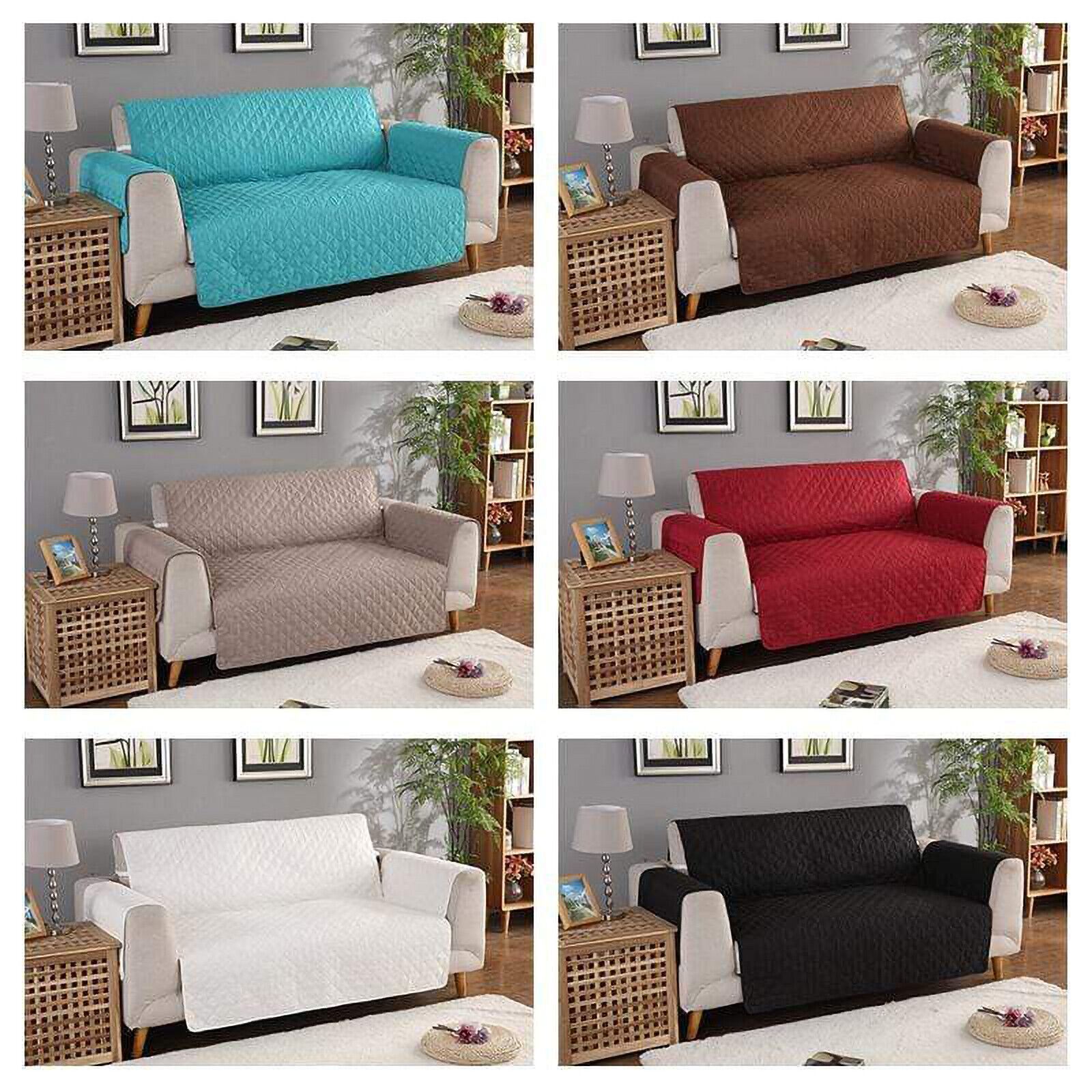 2024 1/2/3 Seater Pet Sofa Protector Cover Quilted Couch Covers Lounge Slipcover