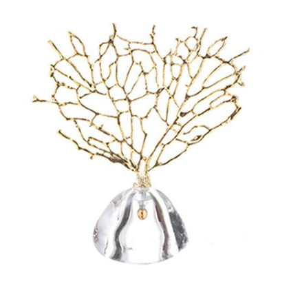 Golden Coral Tabletop Decoration