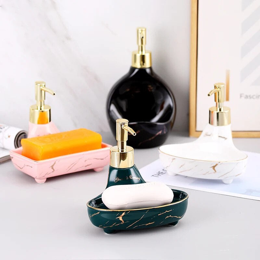 Multifunctional Ceramic Soap Dispenser