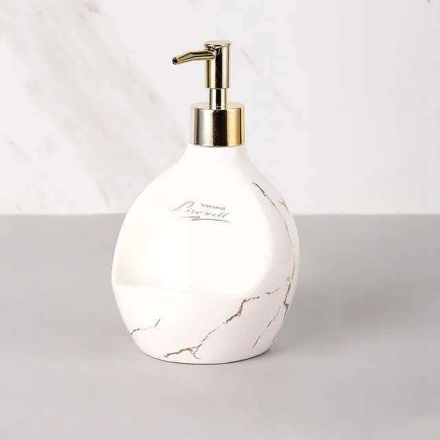 Multifunctional Ceramic Soap Dispenser