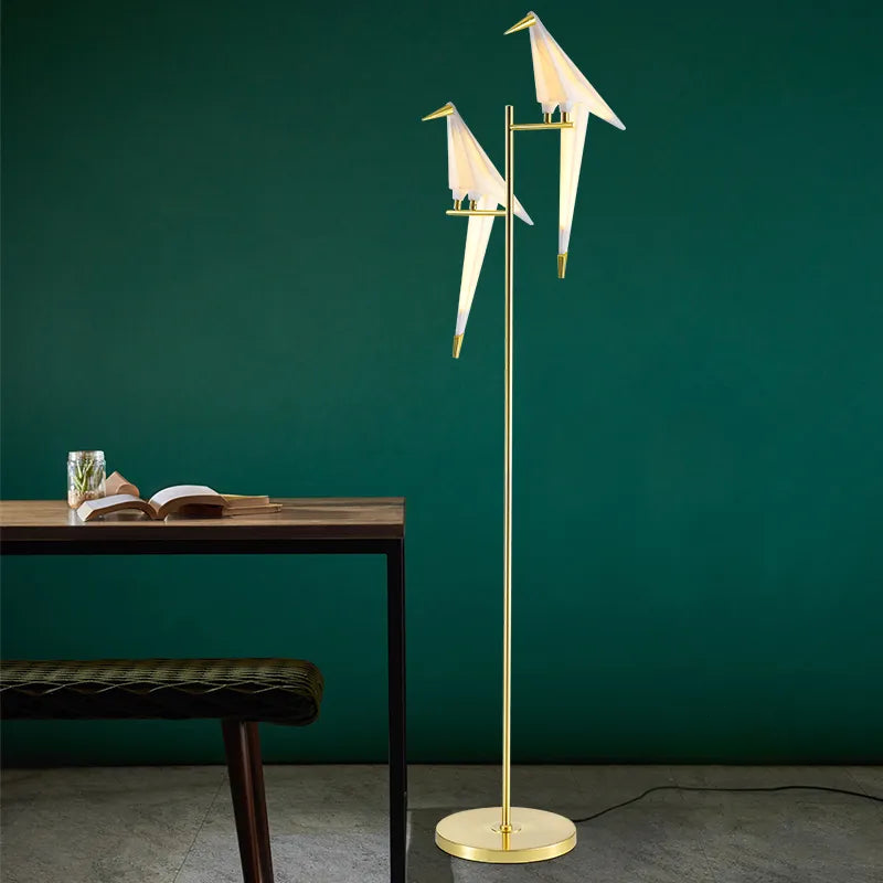 Acrylic Bird Floor Lamp 