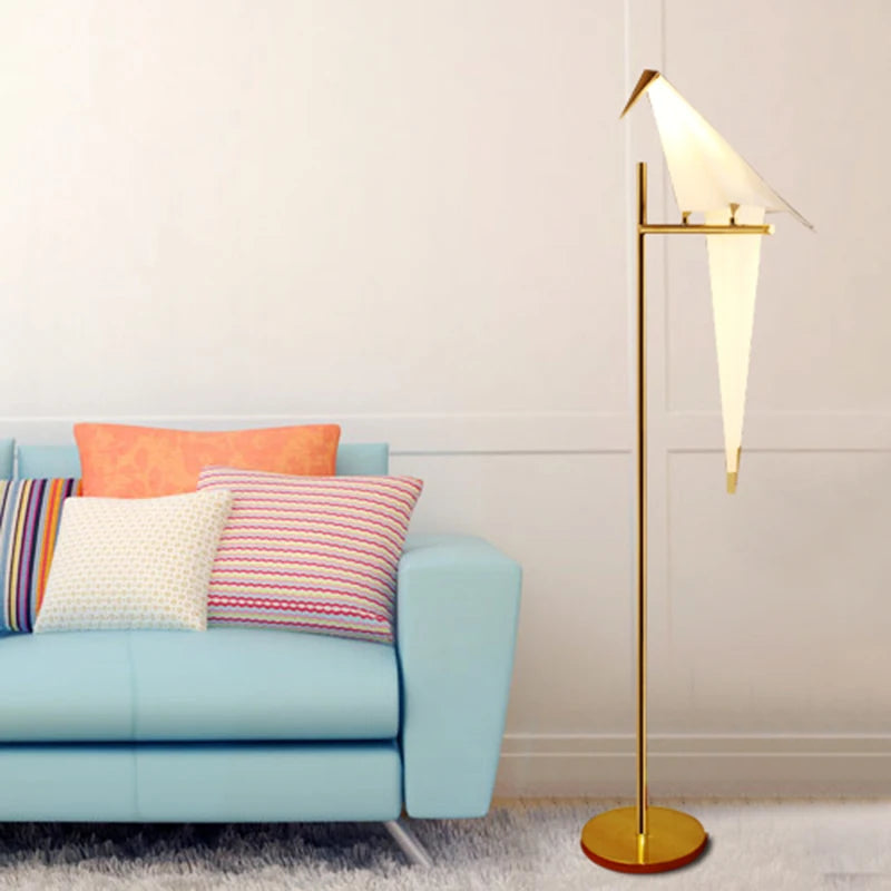 Acrylic Bird Floor Lamp 