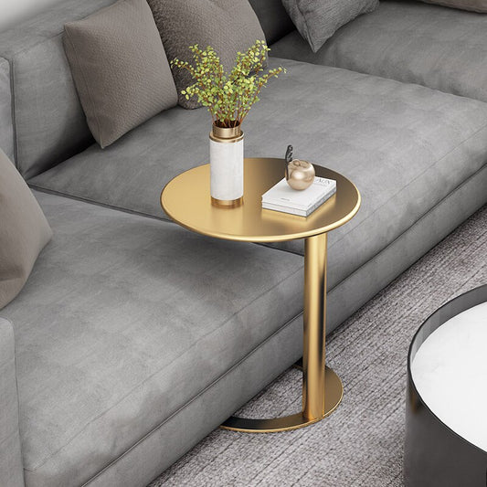 Stainless Steel Round Side Table 