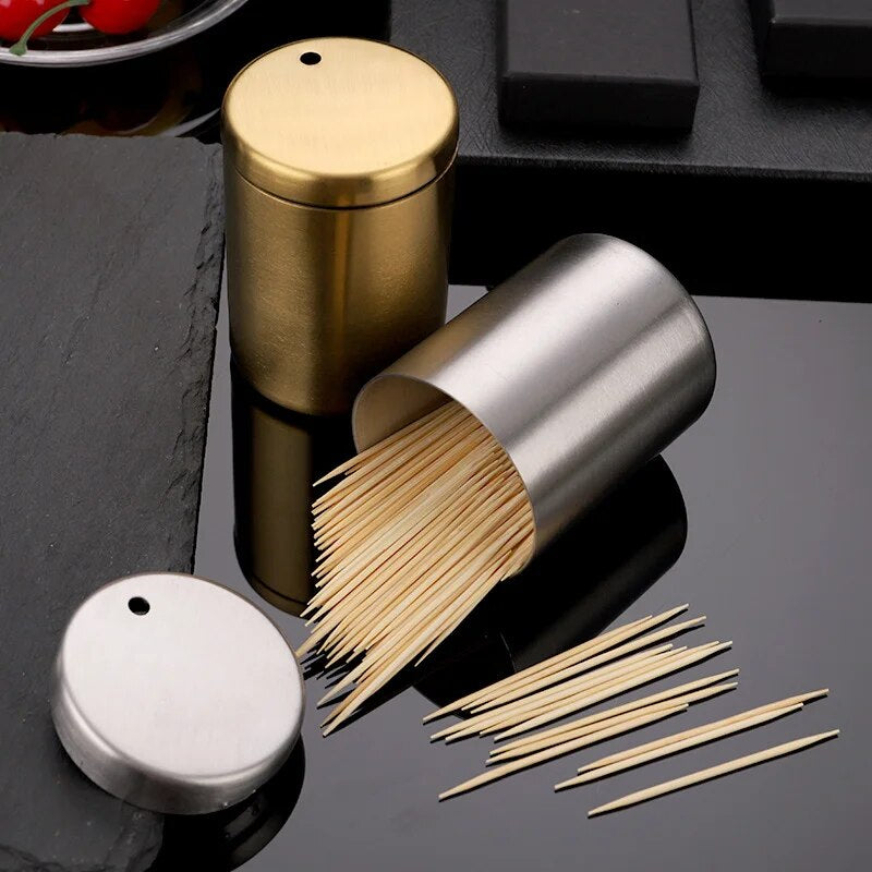 Stainless Steel Toothpick Container 