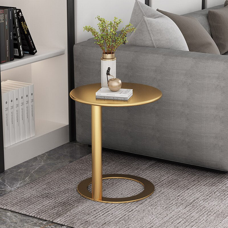 Stainless Steel Round Side Table 