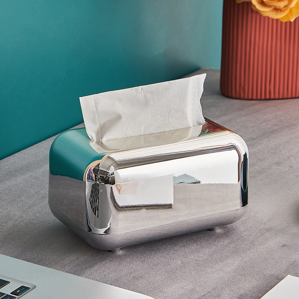 Metallic Finish Napkin Holder