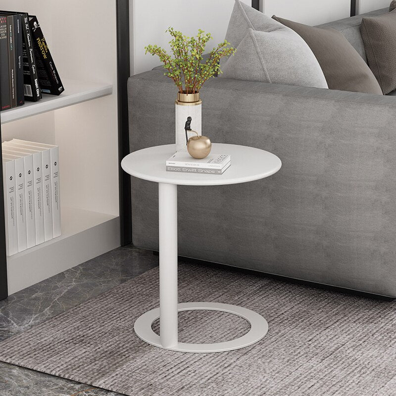 Stainless Steel Round Side Table 